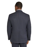 Johnny Bigg Big & Tall Bronson Check Stretch Suit Jacket