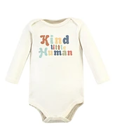 Hudson Baby Infant Boy Cotton Long-Sleeve Bodysuit