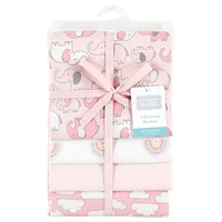 Hudson Baby Infant Cotton Flannel Receiving