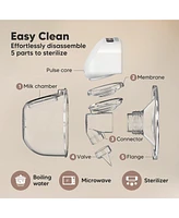 KeaBabies Breast Pump Flange Insert 13/17/21/24/27mm, Compatible With Pulse S10 Pro, Bpa-Free Replacement Parts
