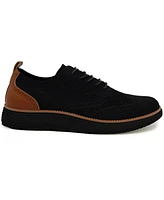 Akademiks Men's Olney Wingtip Knit Oxford Shoes