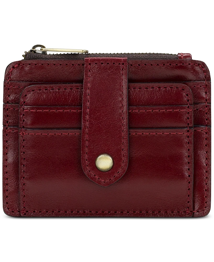 Patricia Nash Cassis Id Small Printed Leather Wallet