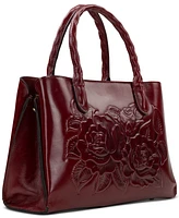 Patricia Nash Genovese Medium Leather Top Handle Bag