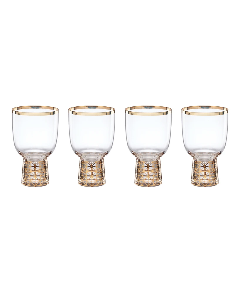 Lenox Tuscany Classics Gold Frost Wine Glasses, Set Of 4