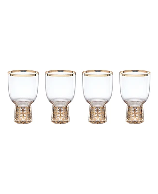 Lenox Tuscany Classics Gold Frost Wine Glasses, Set Of 4