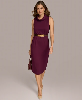 Donna Karan Women's Belted Sheath Dress