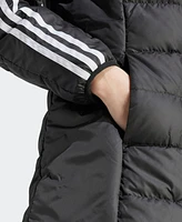 Adidas Women's Essentials 3-Stripes Light Down Hooded Jacket