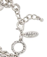 Style & Co Silver-Tone Chain Bracelet, Created for Macy's