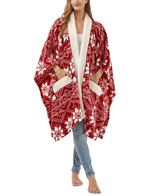 Premier Comfort Cozy Plush Printed Wrap, 50" x 70", Exclusively at Macy's (A $30 value)