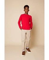 B by Brooks Brothers Big Boys Cable Sweater