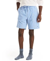 Nautica Men's Plaid Poplin Pajama Shorts