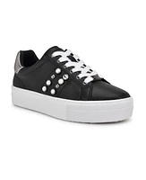 Nine West Women's Gripes Lace-Up Platform Sneakers