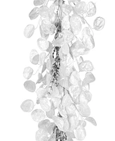 National Tree Company Winter Frost White Garland, 4 feet.