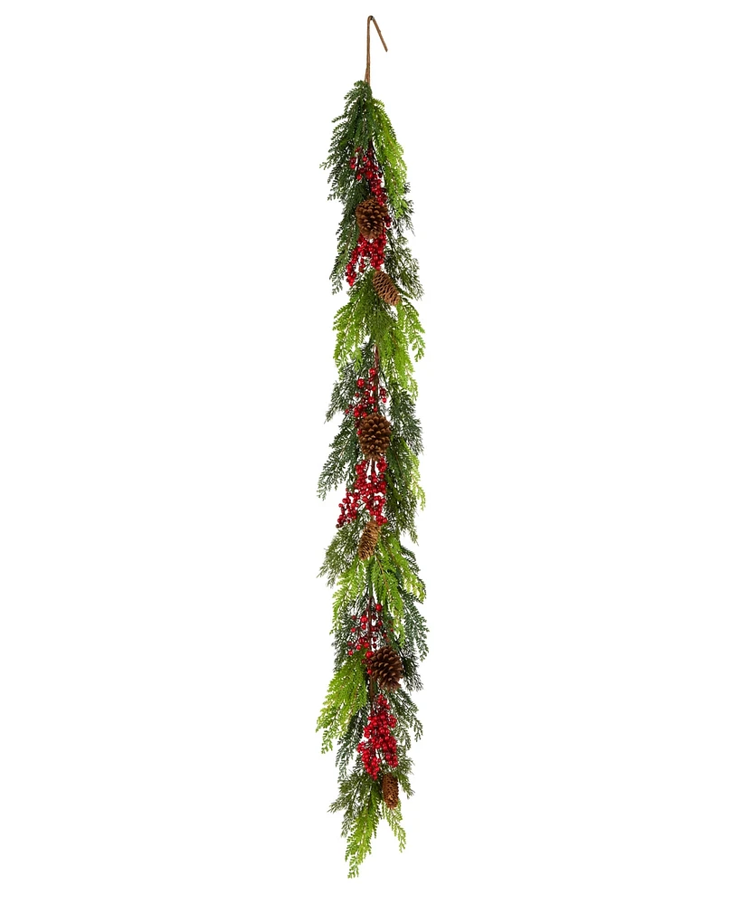 National Tree Company Christmas Joy Garland, 5 feet.