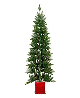 National Tree Company Snowberry Half Tree, 5 feet.