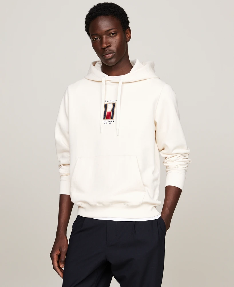 Tommy Hilfiger Men's Logo Flag Hoodie