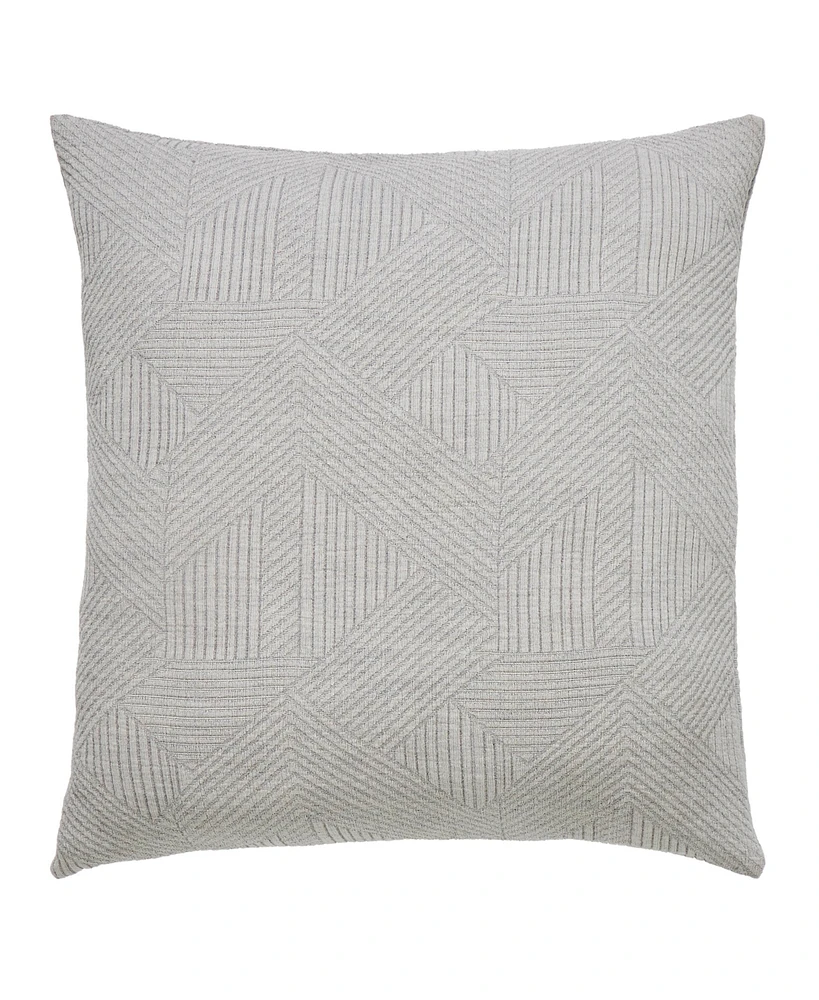 Ihi Home Park Cotton Euro Sham, Grey