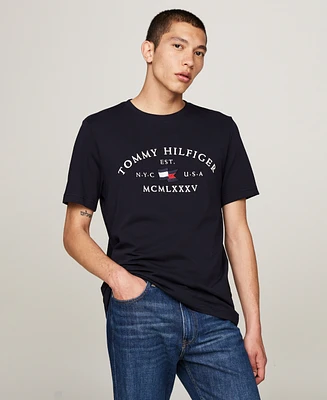 Tommy Hilfiger Men's Embroidered Arch Logo T-Shirt