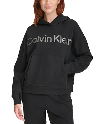 Calvin Klein Performance Women's Fleece Logo Hoodie