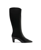 Schutz Women's Dellia Up Knee High Square Toe Boots