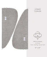 American Soft Linen 2-Pack Hair Drying Towels