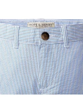 Hope & Henry Big Boys Organic Cotton Seersucker Suit Pant