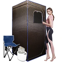 Streamdale Furniture Portable Full-Size Steam Sauna for Relaxation and Detoxification