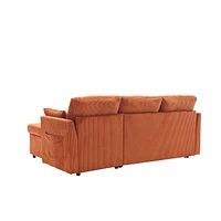 Spacious and Durable Modular Sectional Sofa with Hidden Storage