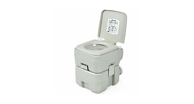 Slickblue 5.3 Gallon 20 L Portable Travel Toilet for Camping Rv Indoor Outdoor