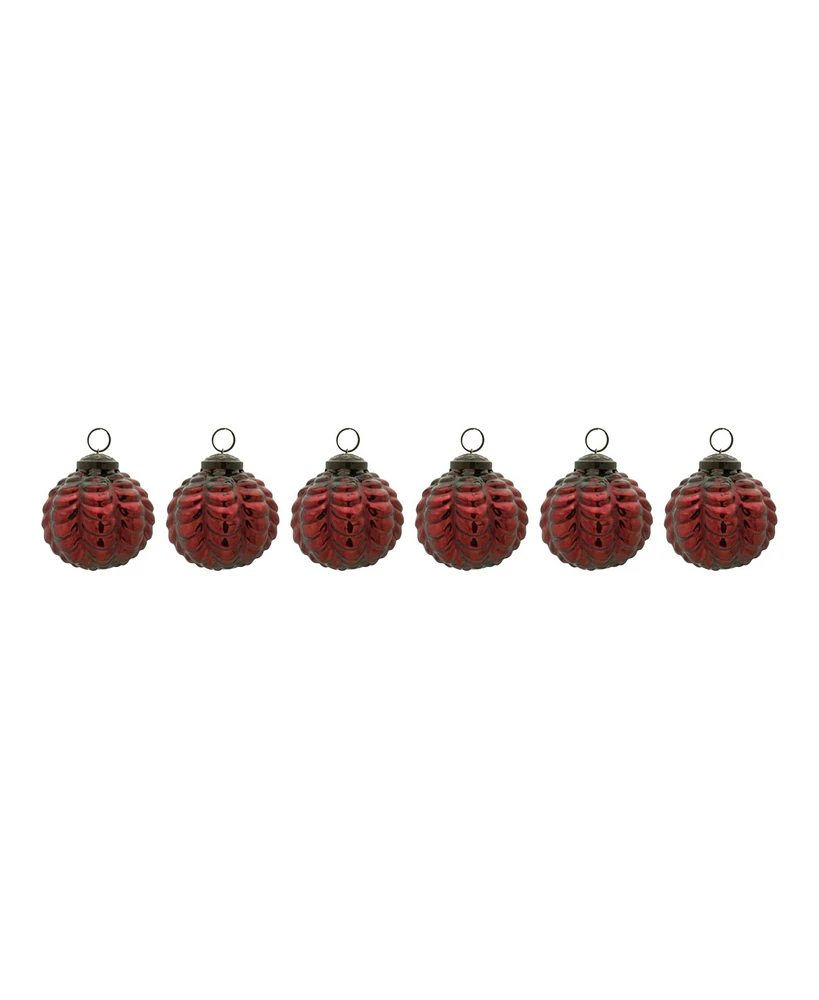 Slickblue Glass Ball Ornament (Set of 6