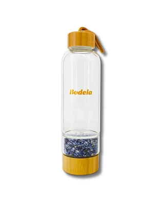 Bodela Blue Spot Jasper Glass Water Bottle