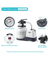 Intex 2,150 Gph 16" Krystal Clear Saltwater System and Sand Filter Pump