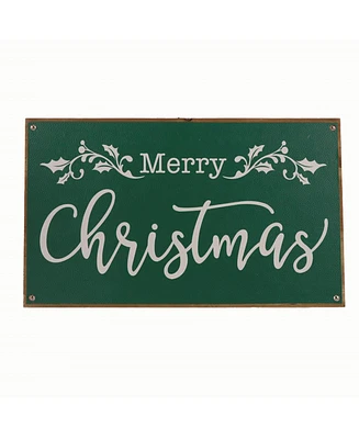 Slickblue Merry Christmas Sign 20"L x 14"H