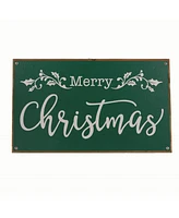 Slickblue Merry Christmas Sign 20"L x 14"H