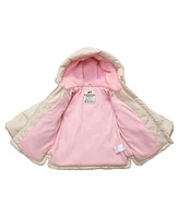 Rokka&Rolla Toddler Girls Fleece Lined Heart Puffer Jacket 2T-5T