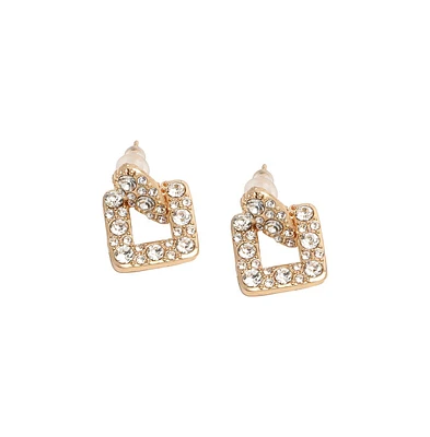 Sohi Women's Embellished Drop Earrings