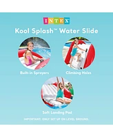 Intex Kool Splash Inflatable Pool Water Slide Play Center with Sprayer, Red