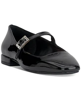 On 34th Women's Saadet Rhinestone-Buckle Mary Jane Flats, Created for Macy's