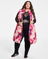 Nina Parker Trendy Plus Long Puffer Vest