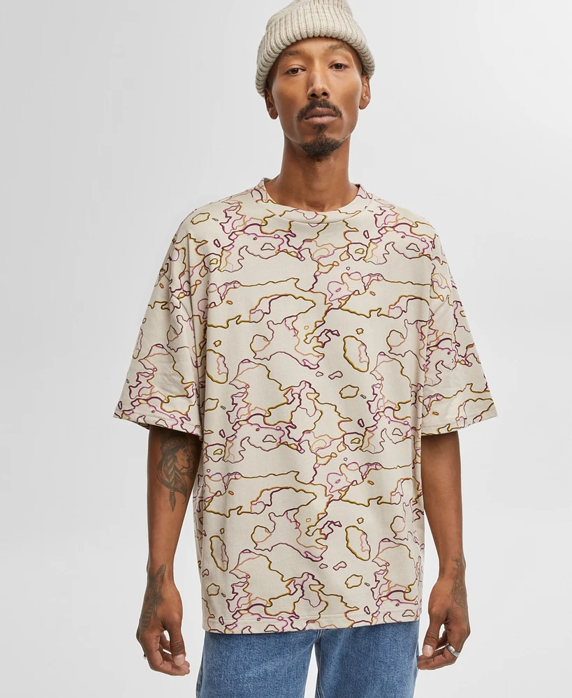 Mode of One Men's Oversized-Fit Graphic T-Shirt, Created for Macy's