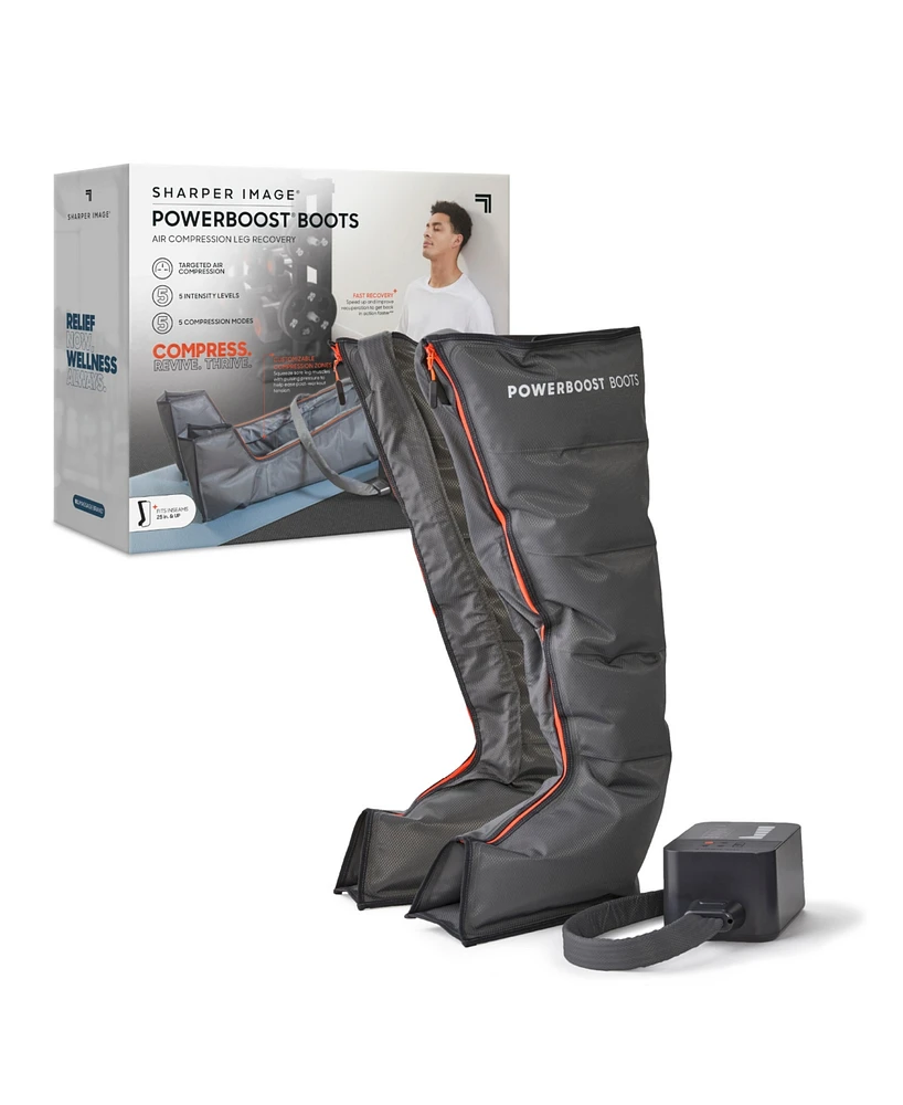 Sharper Image Powerboost Boots Air Compression Leg Massager