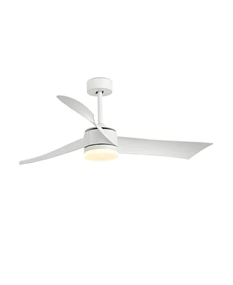 Slickblue 52 Inch Reversible Ceiling Fan with Light