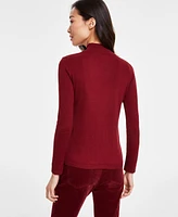 Jones New York Women's Long Sleeve Mock Neck Sweater