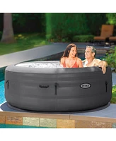 Intex SimpleSpa 4 Person Portable Inflatable Hot Tub Jet Spa with Pump and Cover