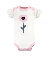 Touched by Nature Baby Girls Organic Cotton Preemie Layette 4pc Set, Botanical,