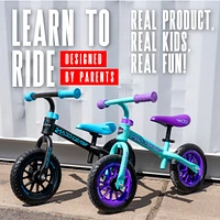 Toddler Balance Bike – Lightweight No Pedal First for Ages 18 Months to 4 Years Adjustable Seat 10" Maintenance-Fre