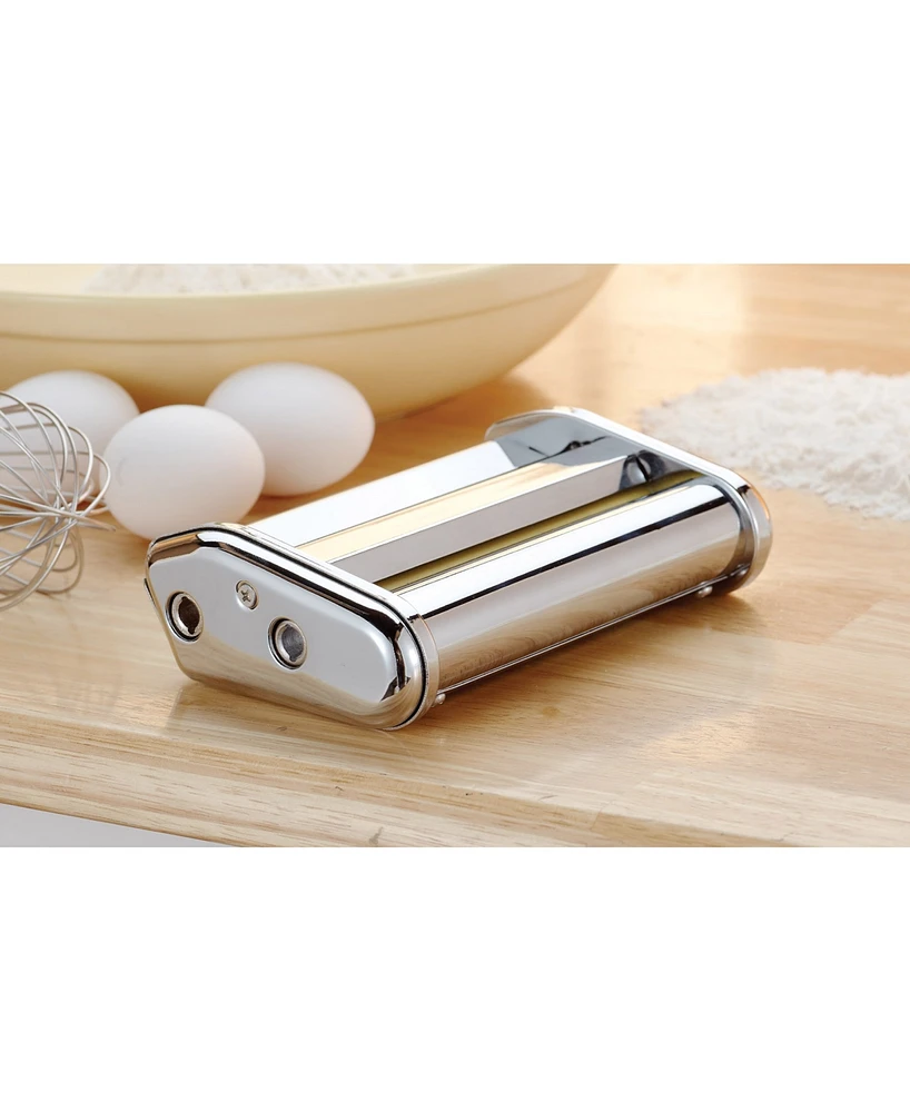 Fante's 4 Pc Pasta Machine with Spaghetti/Fettuccine, Ravioli and Lasagna Attachments