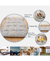 Caromio Twin Size Futon Mattress Floor Mattress Pad Portable Dorm Sleeping Pad, 39"x 80"