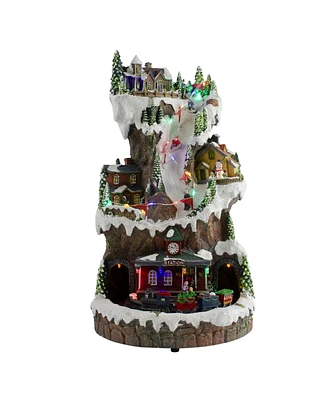 Northlight 15" Led and Animated Christmas Scene with Music