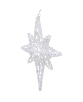 Northlight 24" Pure White Led Twinkle Bethlehem Hanging Star